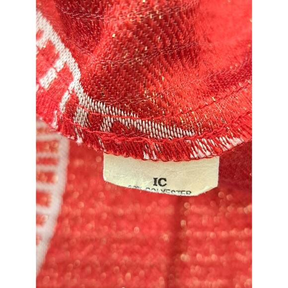 IC by Connie K Metallic Red Gold Asymmetric Jacket Wearable Art Circles USA XXL - Picture 7 of 11